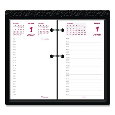 Brownline White Daily Calendar Refill, 6 x 3-1/2" C2R